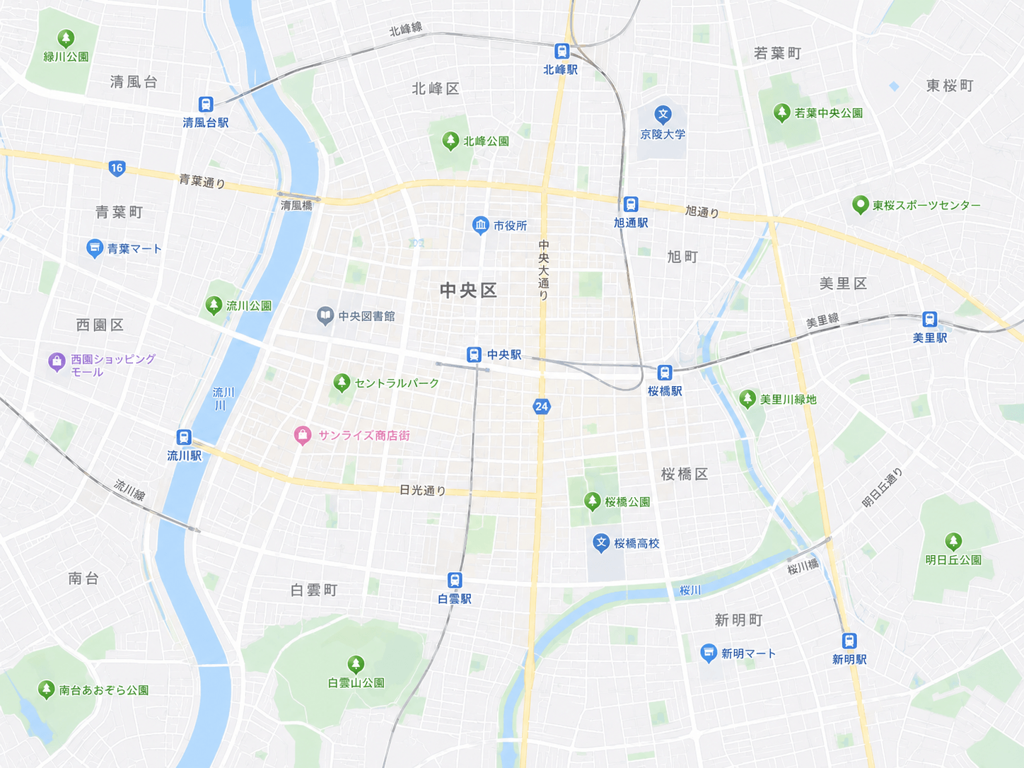 あおぞら整体院の周辺地図