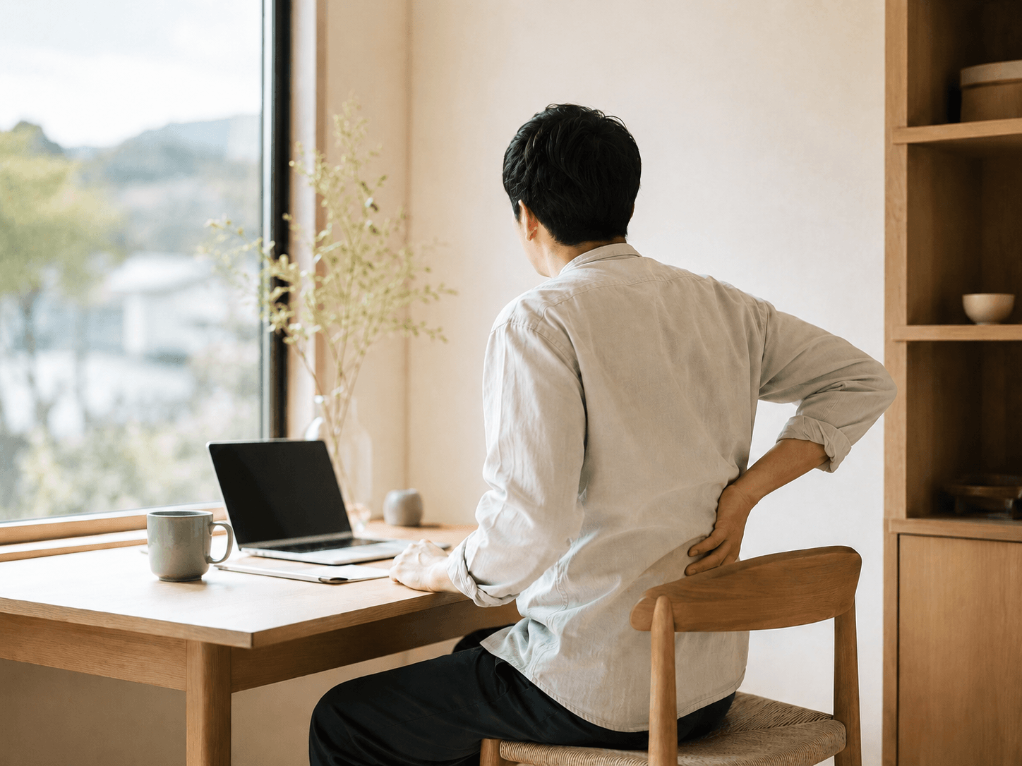 腰の痛みのイメージ